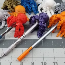 Mini Octopus pen topper insert