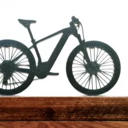 Mountain bike silhouette (ornament)