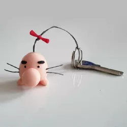 Mr. Saturn keychain