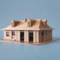N-Scale Jean Lafitte's Blacksmith Shop/Bar New Orleans