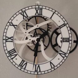 Pendulum clock printed in 3D