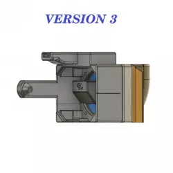 Prusa MK3S hot extruder, engine cooling and filament dust filter