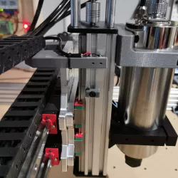 Queenbee X Moving Drag Chain mount with Z endstop integrated