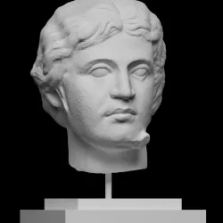 Roman marble head