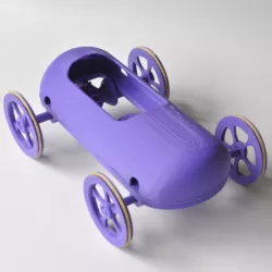 Rubber band car