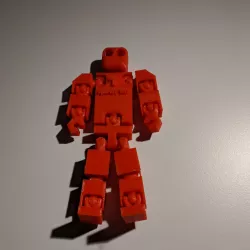 Sparkle bot robot action figure