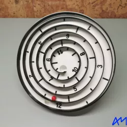 Spiral clock