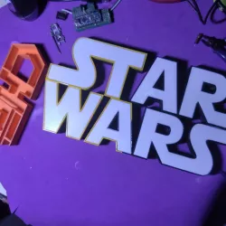 Starwars logo lamp