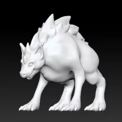 Stylized Giant Hyena