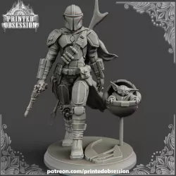 The Mandalorian - Star Wars Fanart - 30cm