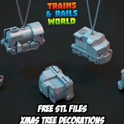 Train & Rails World - Free Xmas Tree Decorations