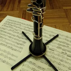 Travel clarinet stand