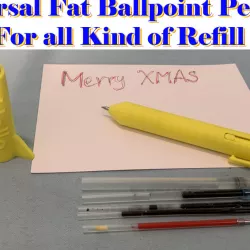 Universal fat ballpoint pen can use all kinds of refill