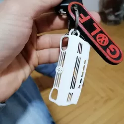 VW golf 4 front bumper keychain