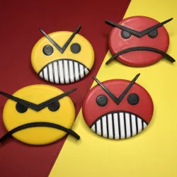 Warhammer 40K Angry Marines Chapter Emblem Badge