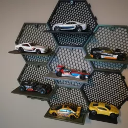 Wexagon - Hexagon Shelves (remix for displaying Matchbox cars)