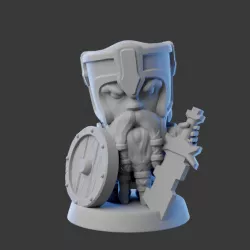 $1.50SALE - Dwarf - Chibi