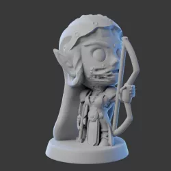 $1.50SALE - zombie Archer - Chibi