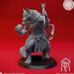 $1.99Coyote Necromancer - Tabletop Miniature (Pre-Supported)