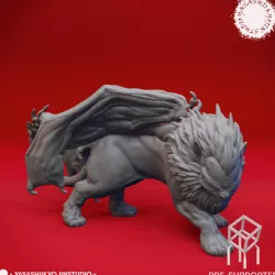 $1.99Manticore B - Tabletop Miniature (Pre-Supported)