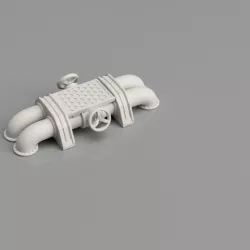 $1.99Modular Pipe System - Valve pipes