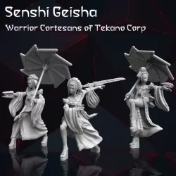 $10.00Robot Geisha Warriors x3 - Tekano Corp Collection