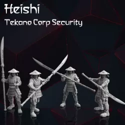 $12.004x Sci-Fi Japan Troops - Tekano Corp Collection