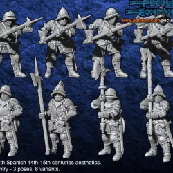 $12.00Spaniard Humans - Heavy infantry