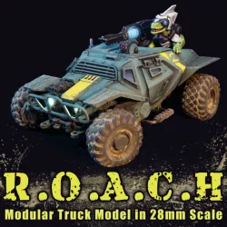 $12.99ROACH - Modular Truck Model Kit in 28mm Scale