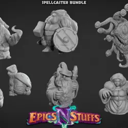 $14.99Spellcaster Bundle - Pre-Supported miniatures