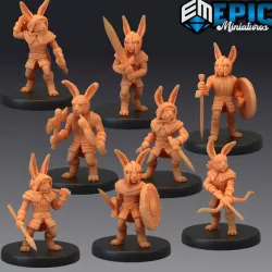 $15.90Bunny Army Set / Rabbit Warrior / Rodent Collection