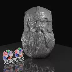 $2.95Jon Rhys Davies - Gimli - A lord of the rings inspired Head bust/wall hanging