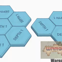 $2.99Depth 1 Water 4 and 7 Magnetic Hex Tile Cluster