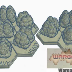 $2.99Heavy Forest 4 and 7 Magnetic Hex Tile Cluster