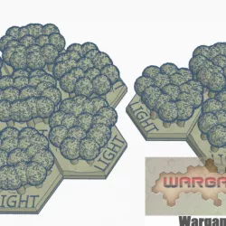 $2.99Light Forest 4 and 7 Magnetic Hex Tile Cluster