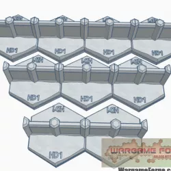 $2.99Straight Wall 2, 3, and 4 Magnetic Hex Tile Cluster