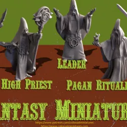 $20.00Fantasy Series 10 Bundle, 5x cultist minis - PRE-SUPPORTED