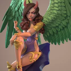 $24.00Angel/Demon Dinama 3D Print Model