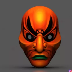 $25.00Japanese Bugaku Mask - Devil Mask -Halloween Cosplay