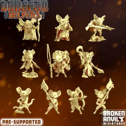 $26.00Dungeon Delvers Mousefolk Militia Complete Set