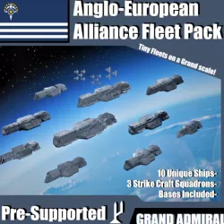 $28.00SCI-FI Ships Fleet Pack - Anglo-European Alliance - Presupported