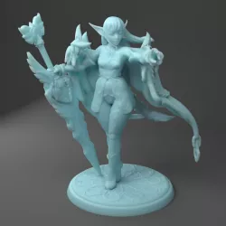 $3.00Argenta, The Silver Dragon (Elf form)