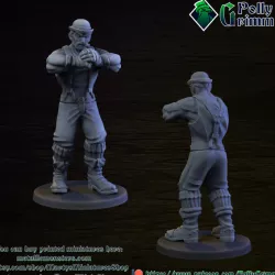 $3.00Victorian boxer thug. Steampunk tabletop miniature