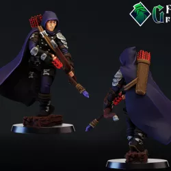 $3.50Fantasy assassin, killer, spy with bow