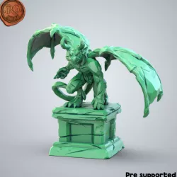 $3.50Gargoyle 02 stone form