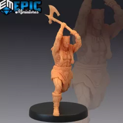 $3.90Barbarian Champion Axe / Masked Warrior / Melee Adventurer