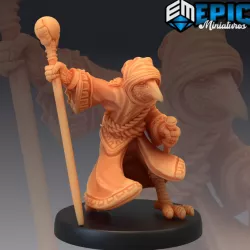 $3.90Birdfolk Wizard / Bird Sorcerer / Raven Folk Magician / Hooded Tengu