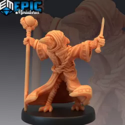$3.90Birdfolk Wizard Blast Attack / Bird Sorcerer / Raven Folk Magician / Hooded Tengu