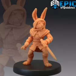 $3.90Bunny Rogue / Rabbit Dagger Warrior / Rodent Bandit