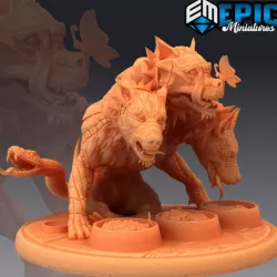 $3.90Cerberus Eating / Three Headed Hellhound / Hades Guard Dog